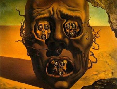 a face da guerra 1940. dalí